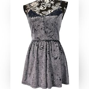 LA HEARTS velvet romper size small